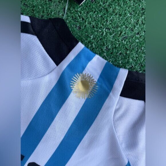 2022/23 Argentina kids soccer jersey youth Messi - Picture 8 of 11